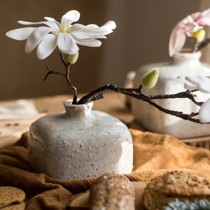 

Vase Ceramic Home Decor Retro Living Room Decoration Flower Pot